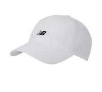 New Balance 6 Panel Block N Hat - Black WT - White One Size, WT - WHITE, One size