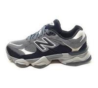 New Balance 9060 Sneakers Sportive U9060ERA Grau/Schwarz, Mesh und Wildleder, gedämpfte Sohle, Chunky-Design, Grau/Schwarz., 44 EU