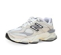 New Balance 9060 Unisex Sneakers, Weiß/Grau, 7 Women/5.5 Men