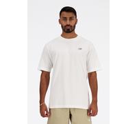 New Balance Athletics Cotton T-shirt In White Größe: L | Sportshirts Outlet | Herren | Weiß