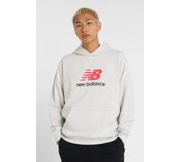 New Balance Herren Athletics French Terry Logo Hoodie, Ash Heather, XXL