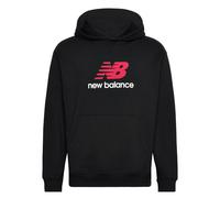New Balance - Athletics French Terry Logo Hoodie - Sweatshirt-Hoodie M schwarz