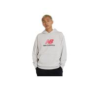 New Balance - Athletics French Terry Logo Hoodie - Sweatshirt-Hoodie M grau