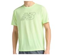 New Balance - Athletics Graphic T-Shirt V2 - Laufshirt, Gr. M, grün (Afterglow)