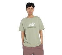 New Balance Athletics Logo T-Shirt für Herren, Gas - Garter Snake, Small