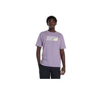 New Balance - Athletics Premium Relaxed Chest Logo T-Shirt - T-Shirt-kurzarm M violett
