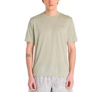 New Balance - Atmungsaktives Traillauf T-Shirt - Athletics T-Shirt Garter Snake Heather für Herren - Größe S - Khaki Khaki S
