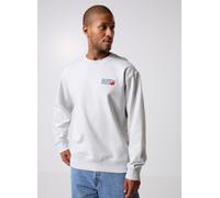 New Balance Herren Athletics Premium Logo Crew in Grau, Baumwollfleece, Größe L