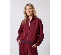 New Balance Monarch Burgundy Damen XS New Balance Post Season Pique Trackjacket