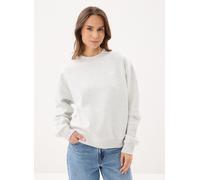 New Balance - Women's Sport Essentials Fleece Crew - Pullover, Gr. S, weiß (AshHeather)