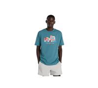New Balance Herren Boxes T-Shirt in Blau, Baumwolle, Größe S