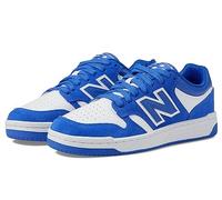 New Balance Boy's 480 V1 Lace-Up Sneaker, Marine Blue/White, 4.5 Big Kid