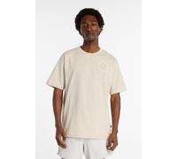 New Balance Circular Logo T-shirt Timberwf Größe: S | Basic T-Shirts Outlet | Herren