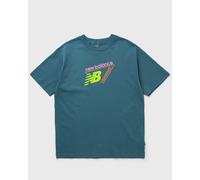New Balance Herren Classic Tri-Logo T-Shirt in Blau, Baumwolle, Größe S