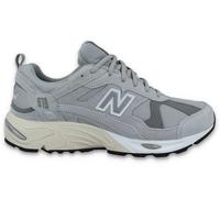 New Balance Herren 878 in Grau/Beige/Schwarz, Wildleder/Mesh, Größe 45.5