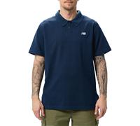 Poloshirt NEW BALANCE, Herren, Gr. M, blau (nb navy (428), Obermaterial: 60% Baumwolle, 40% Polyester, Shirts (37489568-M) nb navy (428