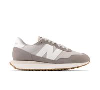 New Balance Damen 237 in Grau/Weiß/Beige, Wildleder/Mesh, Größe 37