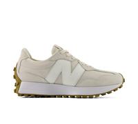 New Balance Damen 327 in Beige/Weiß, Leder, Größe 40.5