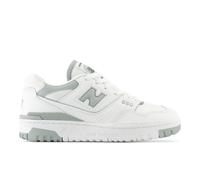 New Balance Damen 550 in Weiß/Grün, Leder, Größe 36.5