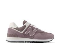 New Balance Damen 574 in Braun/Weiß, Wildleder/Mesh, Größe 40.5