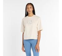 NEW BALANCE Damen Shirt Apres Run Bath T-Shirt (WT53928) M LINEN (WT53928LIN)