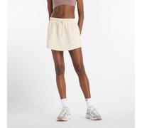 New Balance Damen Coastal Fleece Skirt in Beige, Poly-Strick, Größe XL
