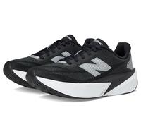 New Balance Damen FuelCell Rebel v5 Laufschuhe, Black/White/Silver Metallic, 41/M