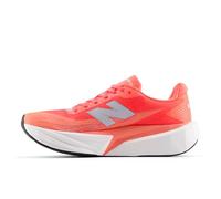 New Balance Damen FuelCell Rebel V5 Laufschuhe, Urgent Red/White/Silver Metallic, 7.5 Wide