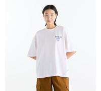 New Balance Damen Grab a Bite London Oversized T-Shirt in Rosa, Baumwolle, Größe M
