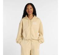 NEW BALANCE Damen Jacke Reimagined Fleece Full Zip (WJ6109B2) L TOASTED SESAME (WJ6109B2ABC)