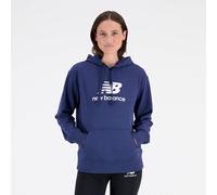 NEW BALANCE Damen Kapuzensweat Essentials Stacked Logo Hoodie NNY L (0196432536542)