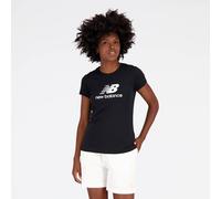NEW BALANCE Damen Kapuzensweat NB Essentials Stacked Logo T-Shirt (WT31546) M BK