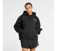 NEW BALANCE Damen Kapuzensweat Reimagined Fleece Oversized Hoodie (WT53515) M BLACK (WT53515BK)