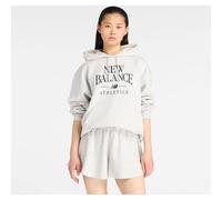 NEW BALANCE Damen Kapuzensweat Trackside Fleece Hoodie (WT61U6QS) M ASH HEATHER (WT61U6QSAHH)