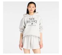 NEW BALANCE Damen Kapuzensweat Trackside Fleece Hoodie (WT61U6QS) XL ASH HEATHER (WT61U6QSAHH)