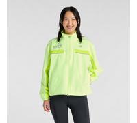 New Balance Damen London Edition Marathon Jacket in Grün, Polyester, Größe XL