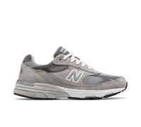 New Balance Damen Made in USA 993 in Grau/Weiß, Wildleder/Mesh, Größe 39