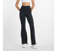 New Balance Damen NB Harmony Flare Pant in Schwarz, Poly-Strick, Größe M