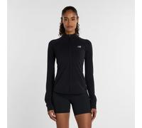 New Balance Damen NB Harmony Full Zip in Schwarz, Poly-Strick, Größe 2XL