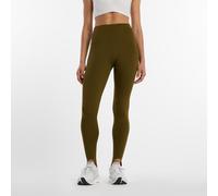 New Balance Damen NB Sleek High Rise Stirrup Legging in Braun, Poly-Strick, Größe L