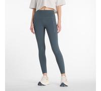 New Balance Damen NB Sleek Pocket High Rise Legging 25" in Grau, Poly-Strick, Größe XL