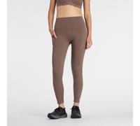 New Balance Damen RC Pocket Legging 25" in Braun, Poly-Strick, Größe S