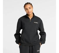 NEW BALANCE Damen Shirt Reimagined Fleece Half Zip (WT53513) S BLACK (WT53513BK)