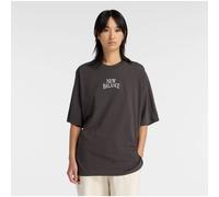 NEW BALANCE Damen Shirt Trackside Oversized T-Shirt (WT61974V) XL FADED BLACK (WT61974VABR)