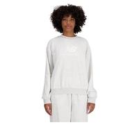 New Balance Sport Essentials French Terry Logo Damen Sweatshirt aschgrau - S