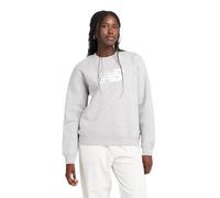 New Balance Damen Sport Fleece Logo Crew Sweatshirt, Athletic Grey, M
