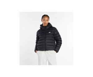 New Balance Damen Steppjacke mit Kapuze PUFFER, schwarz, Gr. L