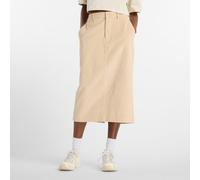 New Balance Damen Stretch Corduroy Midi Skirt in Braun, Poly-Strick, Größe S