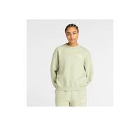 New Balance Damen Sweatshirt LINEAR HERITAGE FLEECE, grün, Gr. L