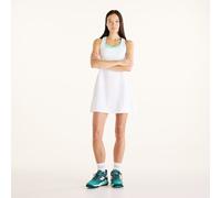 New Balance Damen Tournament Dress in Weiß/Grün, Poly-Strick, Größe XS